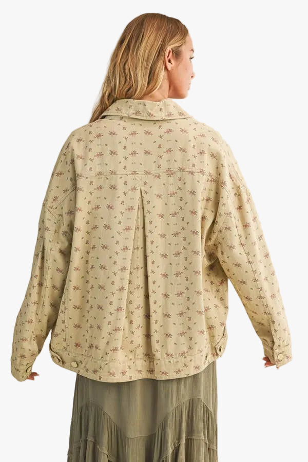 Chelsey Floral Denim Jacket
