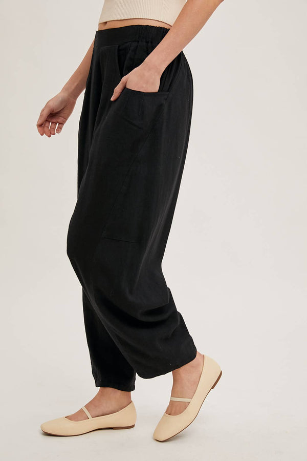Carter Linen Barrel Pants