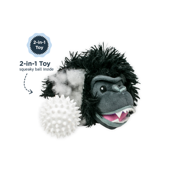 Highland Cow 2-in-1 Fetch Ball Dog Toy