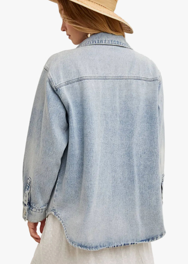 Shelly Denim Button Down Jacket
