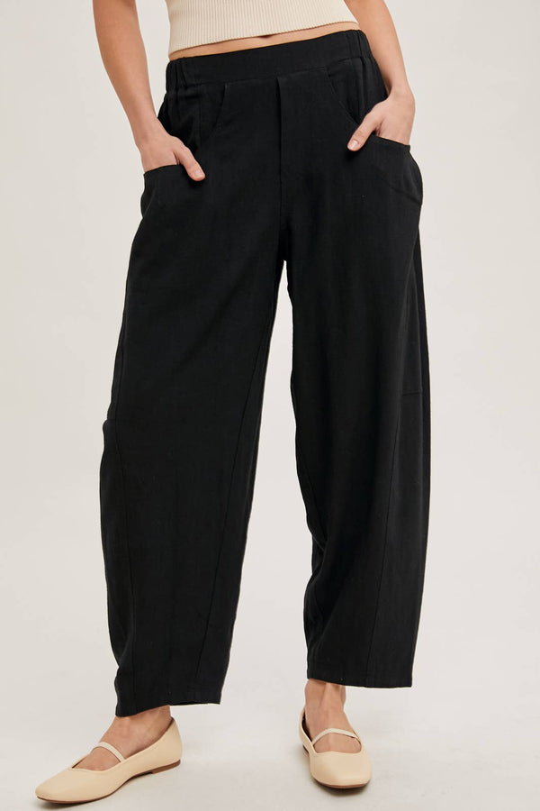 Carter Linen Barrel Pants