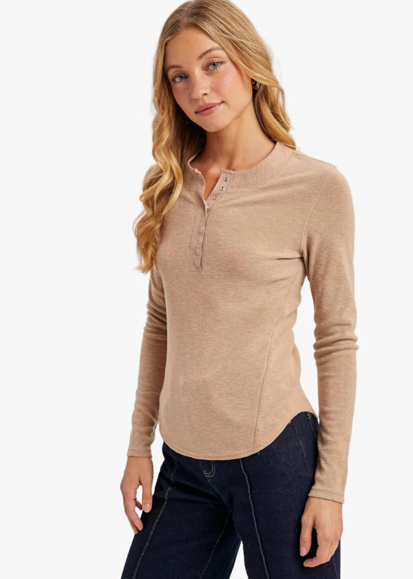 Julie Long Sleeve Henley