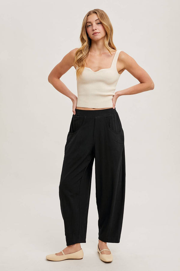 Carter Linen Barrel Pants