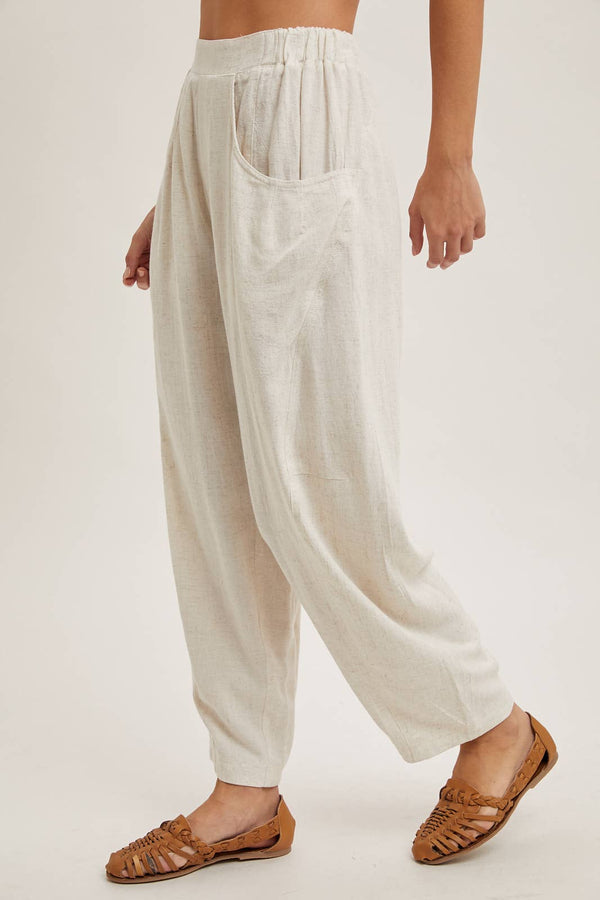 Carter Linen Barrel Pants