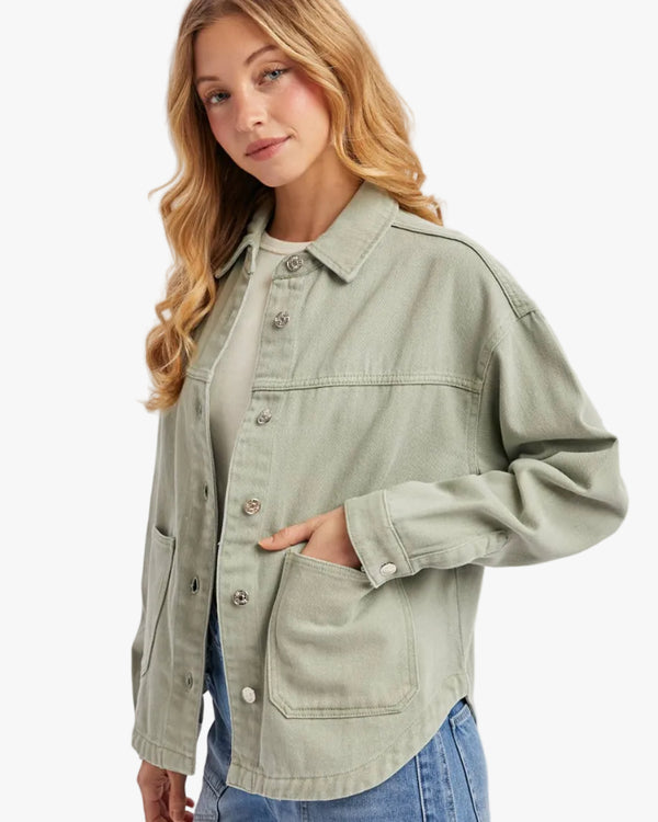 Gwendolyn Denim Shacket