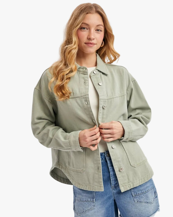 Gwendolyn Denim Shacket