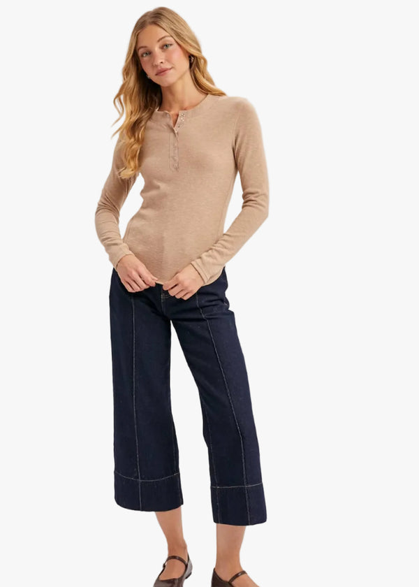Julie Long Sleeve Henley