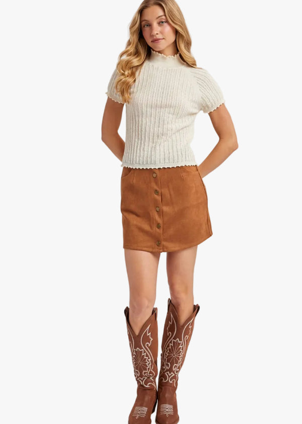 Teagan Short Sleeve Sweater