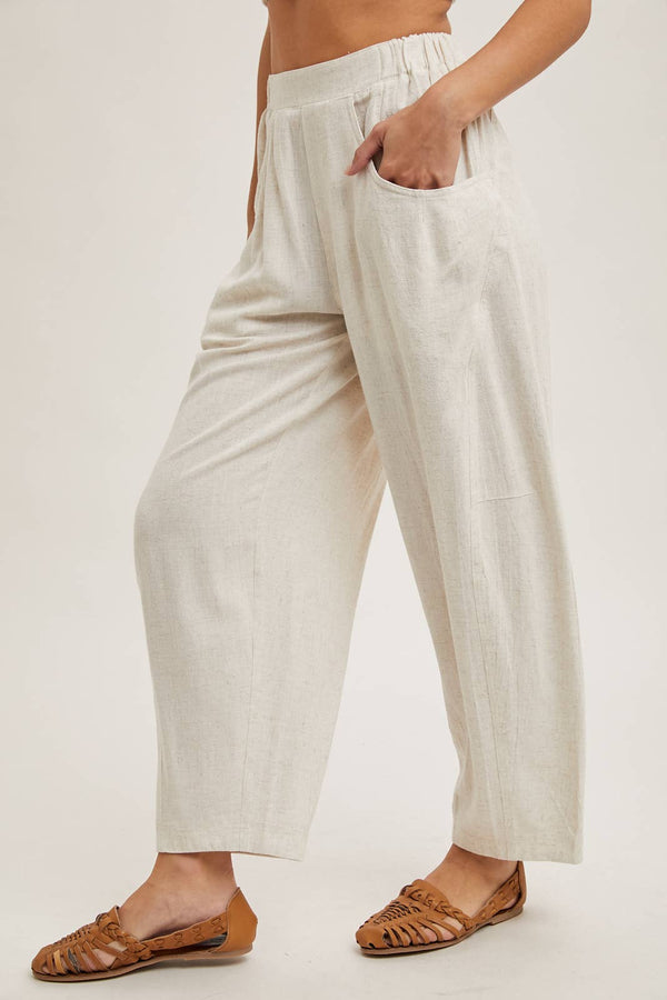 Carter Linen Barrel Pants