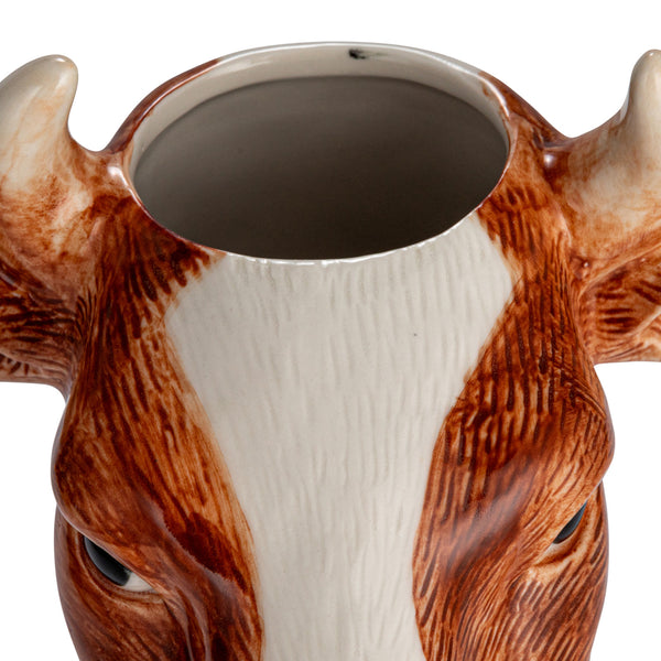 Mavis Hand Painted Cow Vase