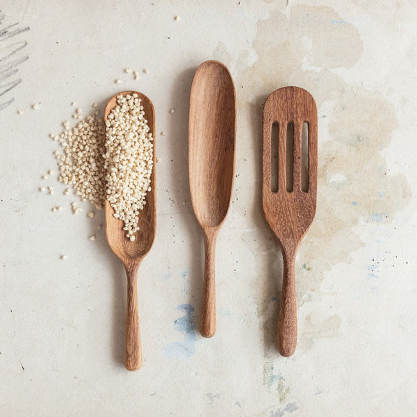 Jovy Slotted Wood Spatula