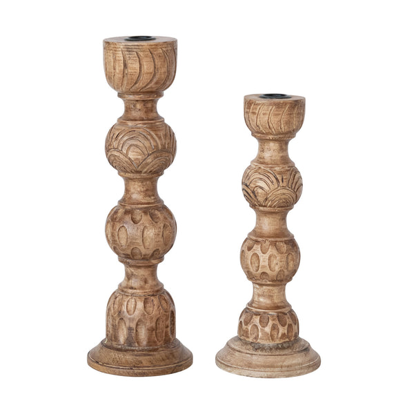 Kirstin Carved Candlestick