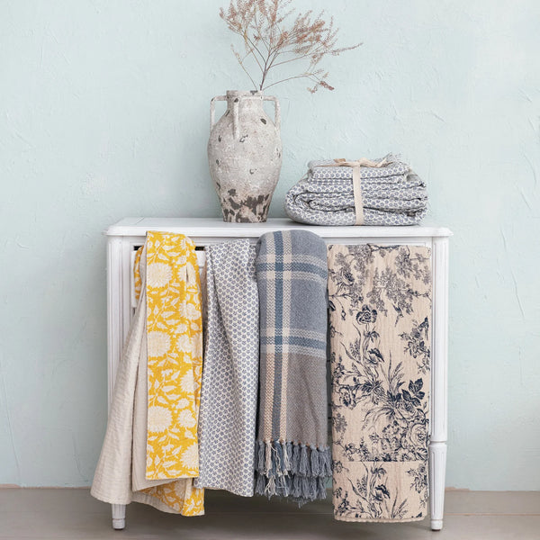 Kantha Toile Blanket