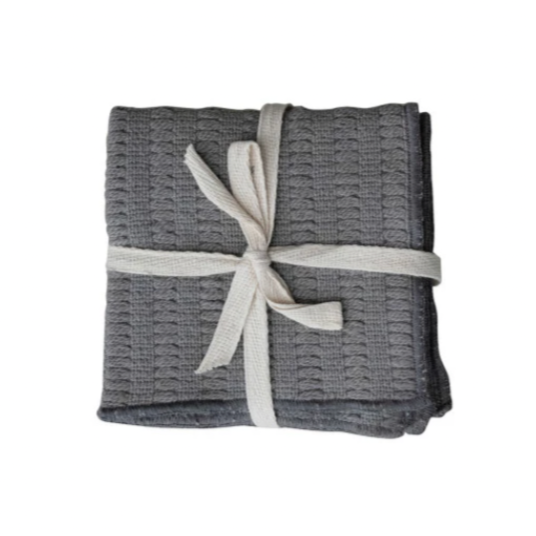 Cotton Slub Dishcloth Set