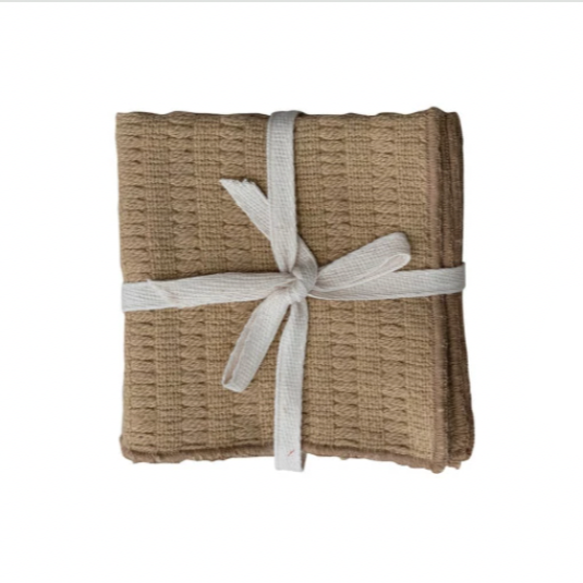 Cotton Slub Dishcloth Set