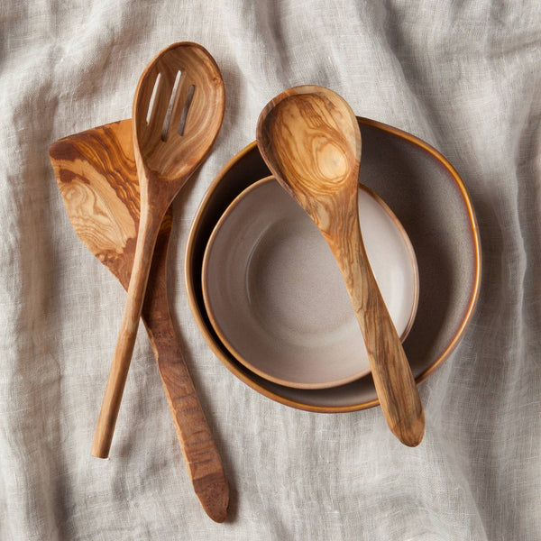 Curved Olive Wood Spoon