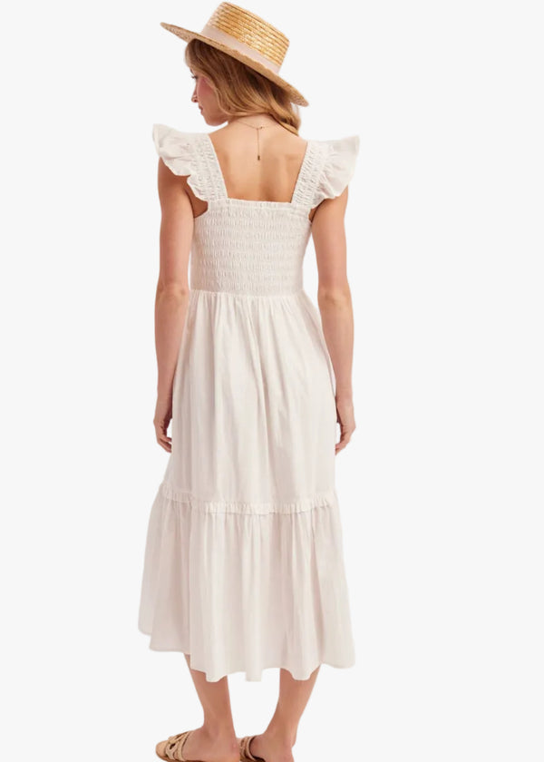 Eloah Smocked Midi Dress