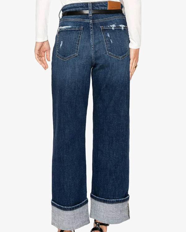 Elise High Rise Straight Jeans