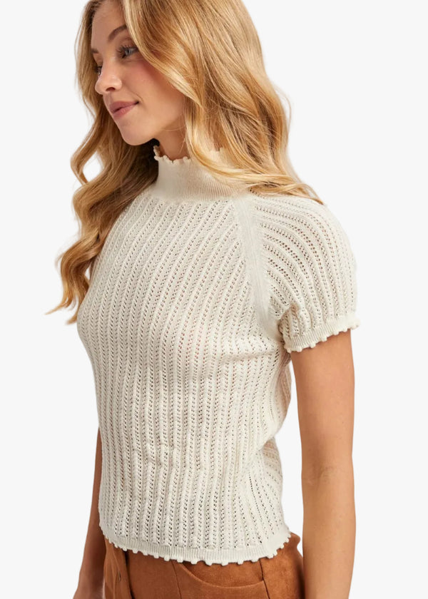 Teagan Short Sleeve Sweater