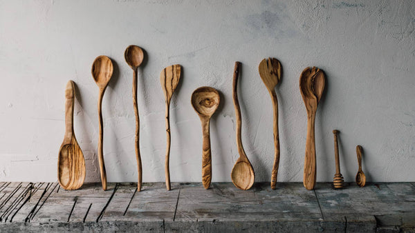 Wavy Olive Wood Spoon