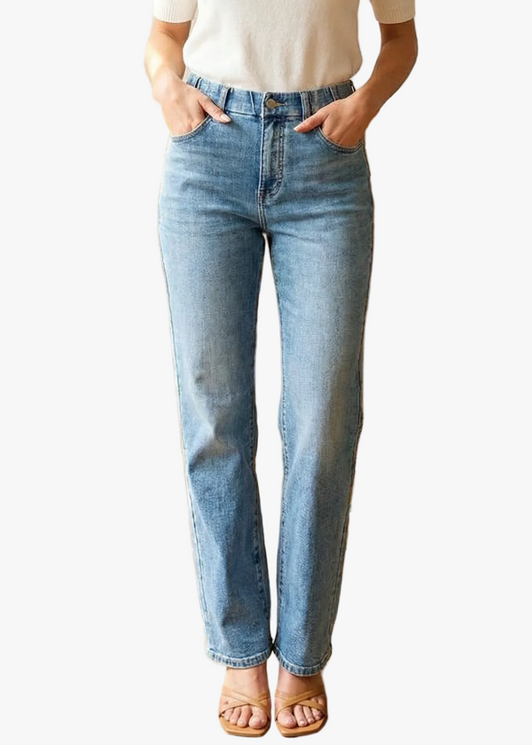 Helena High Rise Straight Jean