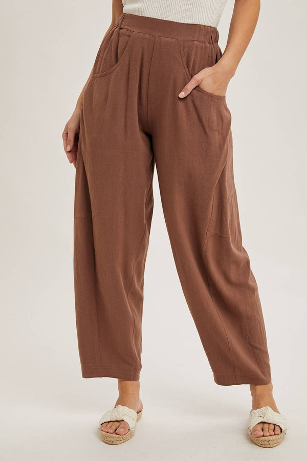 Carter Linen Barrel Pants