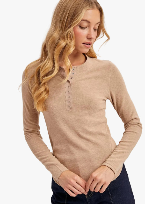 Julie Long Sleeve Henley