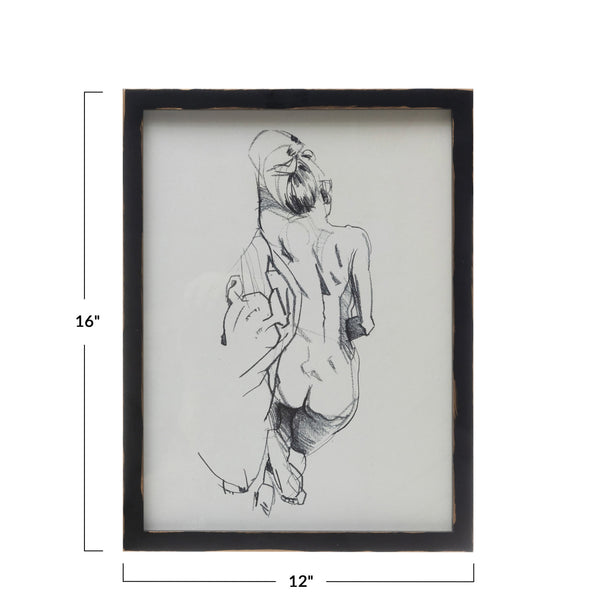 Physique Framed Sketch