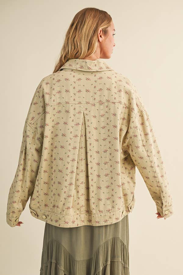 Chelsey Floral Denim Jacket
