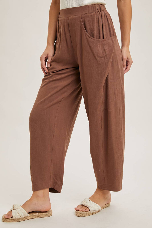 Carter Linen Barrel Pants