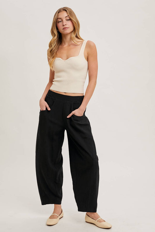 Carter Linen Barrel Pants