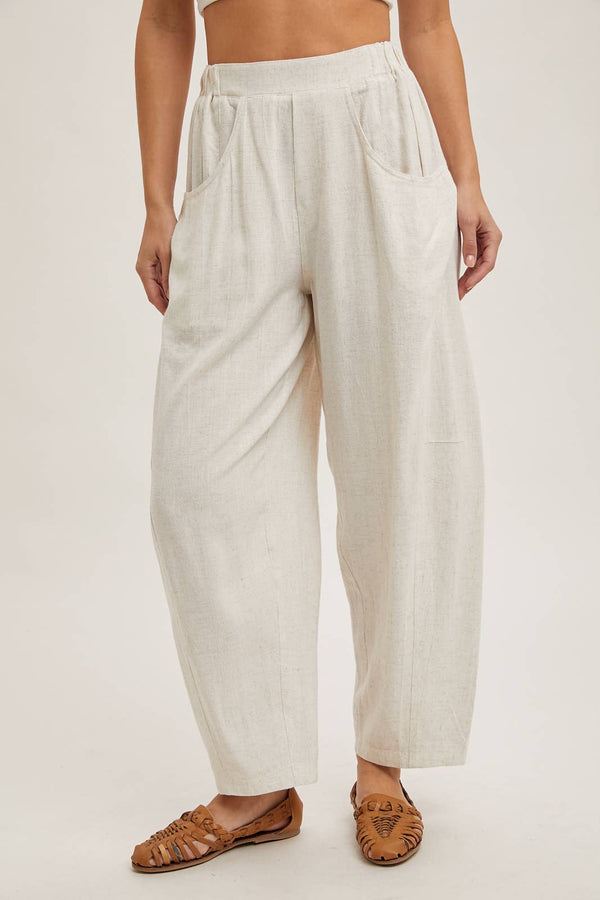 Carter Linen Barrel Pants