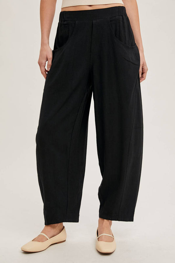 Carter Linen Barrel Pants