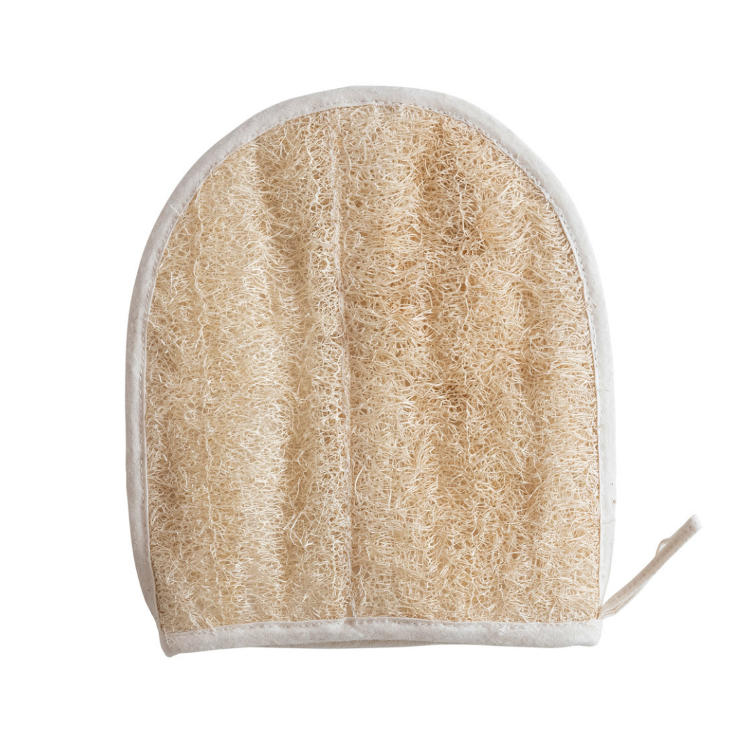 Loofa & Terry Cloth Mitt