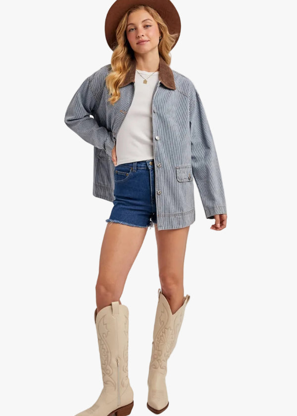 Emory Railroad Stripe Chore Coat