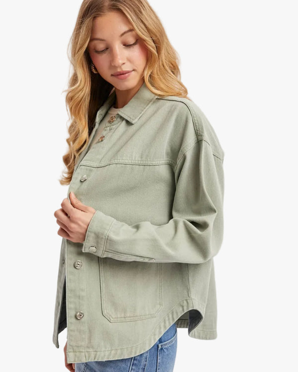 Gwendolyn Denim Shacket