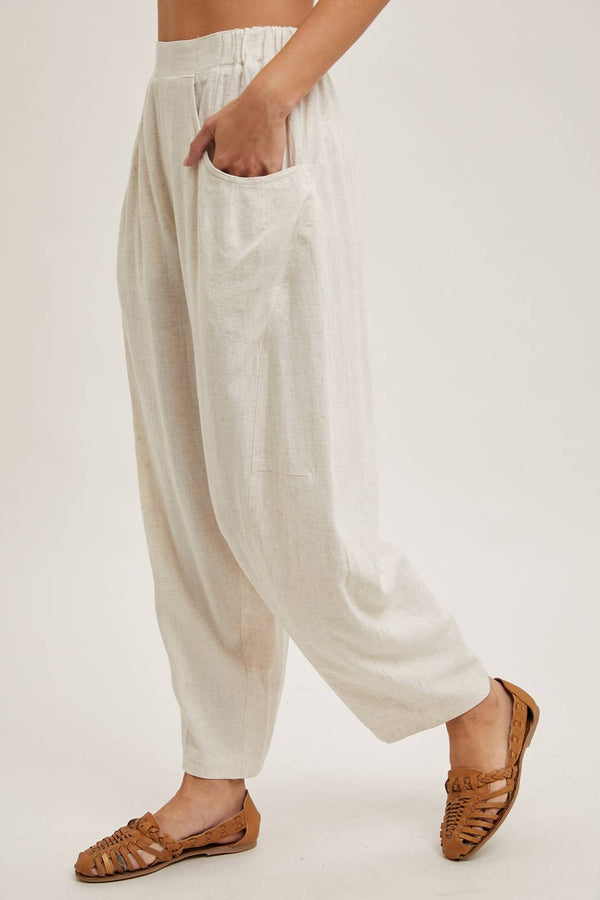 Carter Linen Barrel Pants