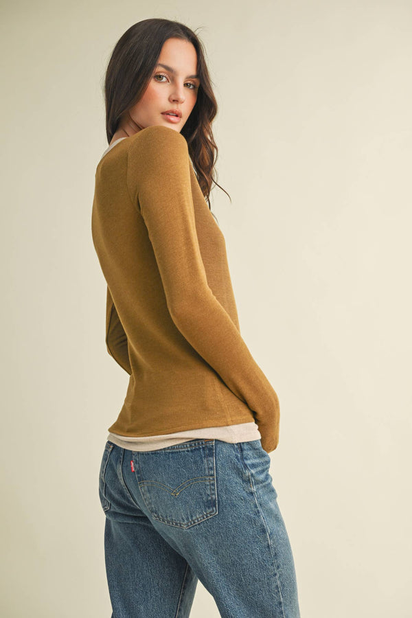 Vella Long Sleeve Henley