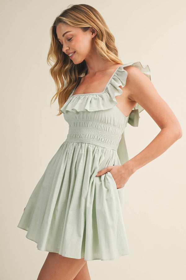 Cadance Back Tie Dress