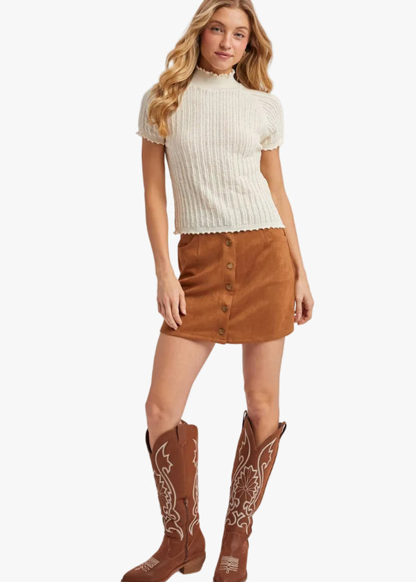 Teagan Short Sleeve Sweater