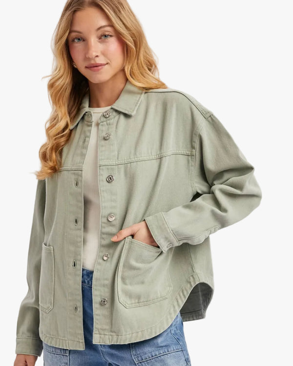 Gwendolyn Denim Shacket