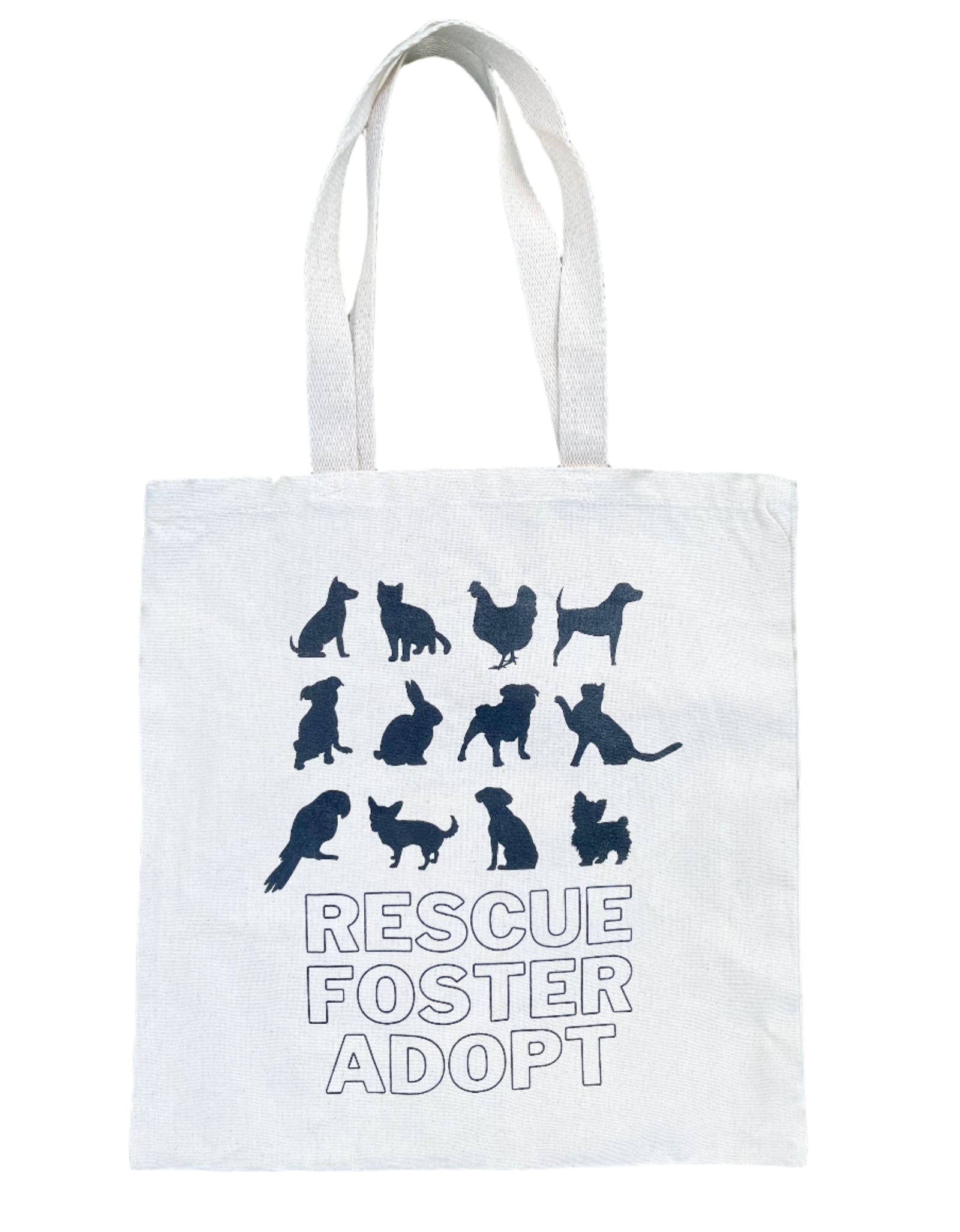 Rescue Foster Adopt Tote Bag