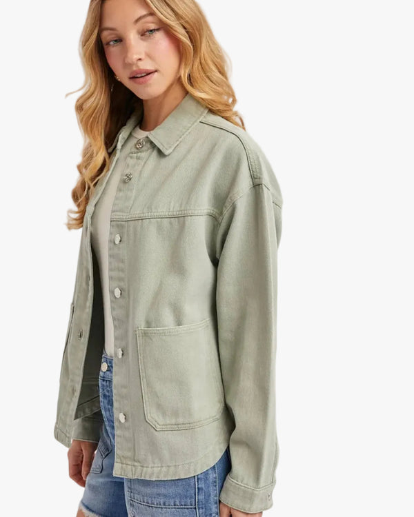 Gwendolyn Denim Shacket