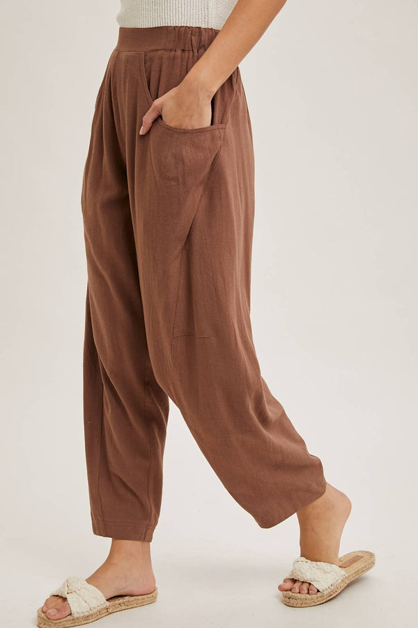 Carter Linen Barrel Pants