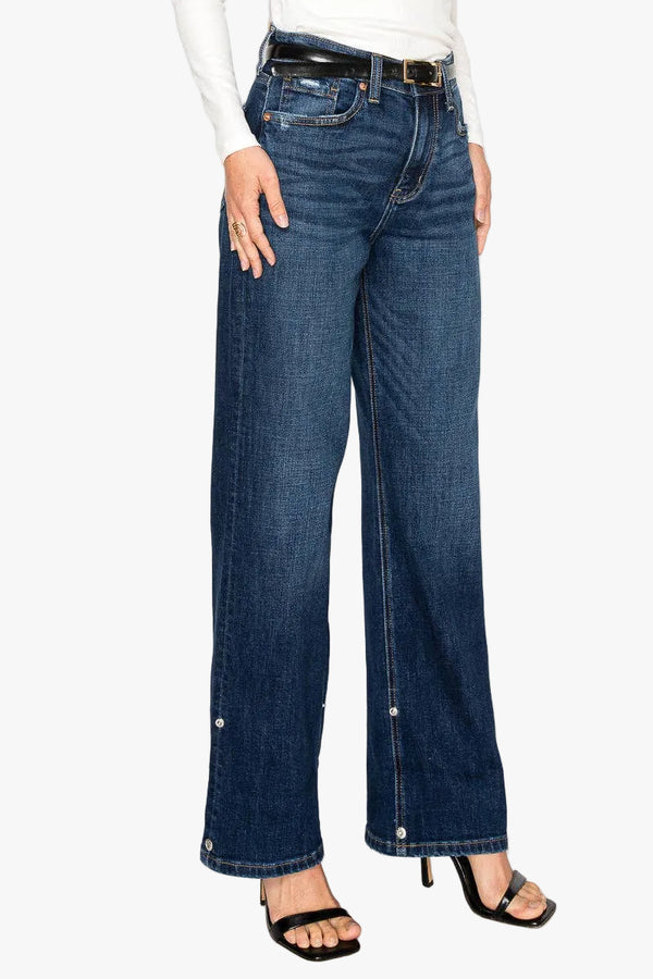 Elise High Rise Straight Jeans