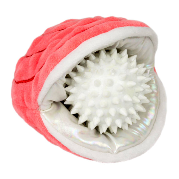 Tall Tails Oyster with Pearl Dog Toy - 5"