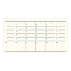 Grid Schedule Weekly Planner