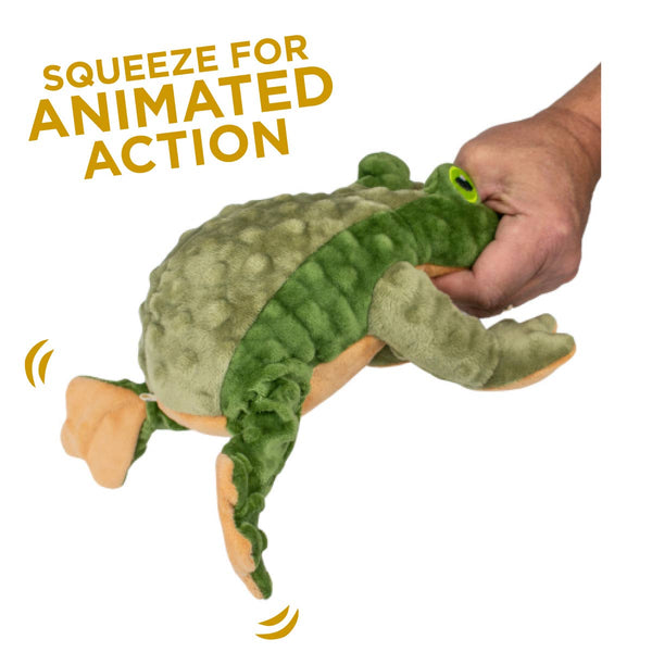Animated Frog Dog Toy