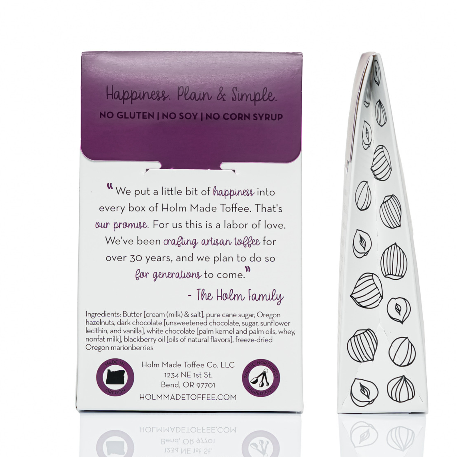 Marionberry Hazelnut Toffee