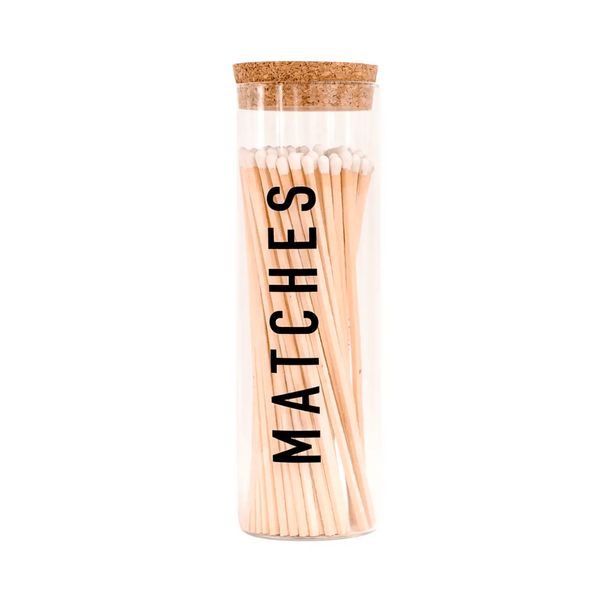 Long Hearth Matches | White